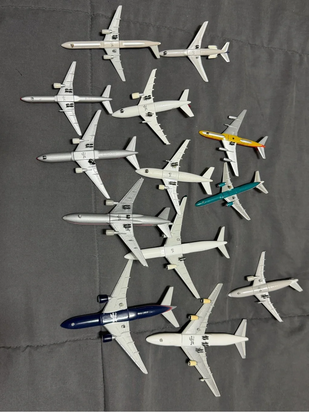 Herpa Wings 1:500 - Mega lot Bundle - 13 aircrafts Commercial and Regional Fleet